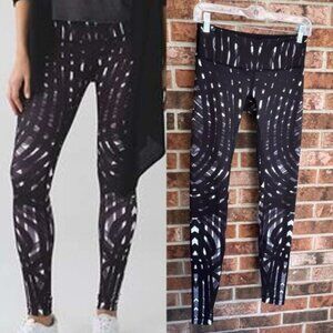 Lululemon  ^* Wunder Under Pant III Brush Stream Silver Spoon Black